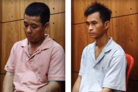 Hai đối tượng trộm cắp tài sản của công trình bị tóm gọn