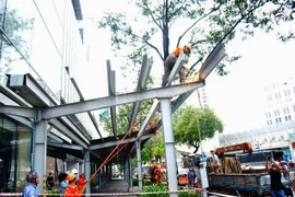 Một tòa nhà bị ông Đoàn Ngọc Hải xử phạt đến 58 triệu đồng