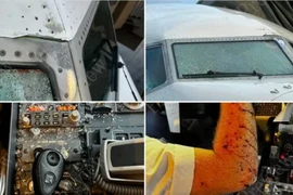 Máy bay Mỹ chở 140 người va chạm với vật thể bí ẩn giữa không trung