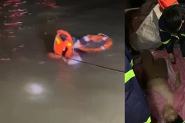 Giữa đêm đông, cảnh sát cứu sống thiếu niên nhảy cầu Vĩnh Tuy