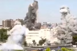 Israel không kích Bộ Quốc phòng và các địa điểm gần Dinh Tổng thống Syria