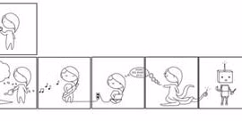 Truyện tranh trên một sợi tóc