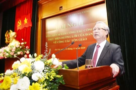 Tham mưu nhiều chủ trương, giải pháp bảo đảm an ninh tôn giáo