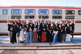 Thí sinh "Tiếng hát Hà Nội 2025" đi tàu trải nghiệm văn hóa Thăng Long – Kinh Bắc