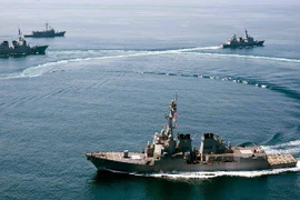 Mỹ, Ấn Độ, Nhật Bản diễn tập phía bắc bờ biển Philippines