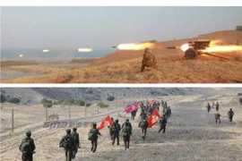 Triều Tiên tổ chức diễn tập đổ bộ và chống đổ bộ