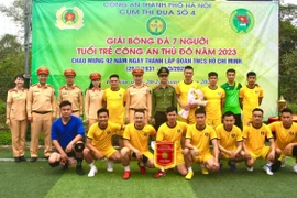 Giải bóng đá 7 người Cụm thi đua số 4 chính thức khởi tranh