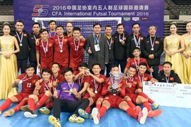 Futsal Việt Nam xếp trên chủ nhà Trung Quốc tại giải tứ hùng