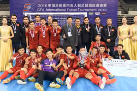 Futsal Việt Nam xếp trên chủ nhà Trung Quốc tại giải tứ hùng