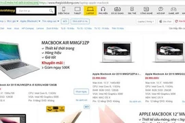 Thế Giới Di Động là đại lý uỷ quyền chính hãng bán Apple Macbook