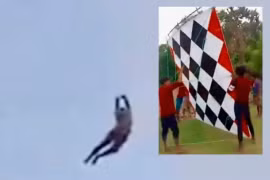 Thanh niên thả diều khổng lồ suýt chết vì bị lôi tuột… lên không trung