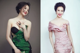 MC Thanh Mai phô diễn đường cong với đầm dạ hội