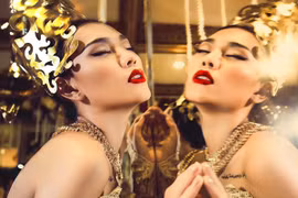 Siêu mẫu Diệu Huyền ma mị trong bộ sưu tập “ánh sáng đêm”