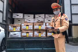 (Video) CSGT kiểm tra hơn 1 tấn thịt bò Canada hết hạn sử dụng