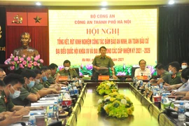 Công an Hà Nội có vai trò hết sức to lớn góp phần làm nên thành công bầu cử Đại biểu Quốc hội và HĐND các cấp 