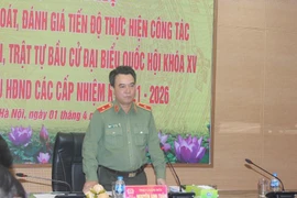 Công an Hà Nội: Quyết tâm đảm bảo tuyệt đối an toàn công tác bầu cử Quốc hội, HĐND các cấp