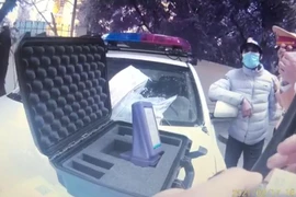 Điều khiển xe máy không rõ nguồn gốc còn dương tính với ma túy 