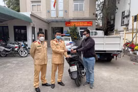 Nhận được xe máy SH sau một giờ bị kẻ gian lấy cắp
