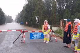 Cảnh sát giao thông sẵn sàng các phương án chống cơn bão số 9