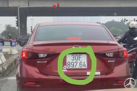 Tái diễn tình trạng che biển kiểm soát ô tô để...né phạt nguội