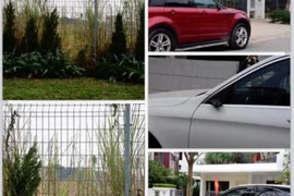 Vặt trụi gương siêu xe trong khu đô thị mới