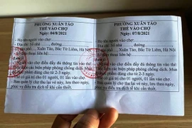 Người dân được phát phiếu đi chợ có được sang địa bàn khác mua lương thực?