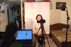 CAQ Hoàng Mai cấp CMND tại nhà cho người già