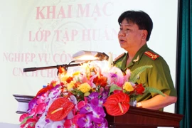 Tập huấn nghiệp vụ PC&CC cho cán bộ công tác MTTQ từ cấp huyện đến cấp cơ sở