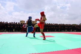 Bộ Tư lệnh CSCĐ Việt Nam giao hữu võ thuật với Liên đoàn võ thuật phức hợp Liên bang Nga