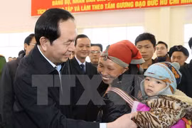 Chủ tịch nước Trần Đại Quang: Bảo đảm "nhà nhà đều có Tết"