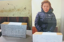 “Nữ quái” sơn cước giấu 9 bánh heroin trong hai hộp chè
