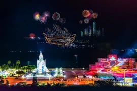 Truyền thông quốc tế quan tâm đến màn trình diễn drone hỏa thuật kỷ lục thế giới tại Hà Nội