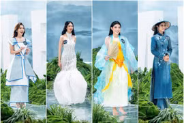 Thời trang tái chế độc đáo của thí sinh mang đến "Miss Earth Việt Nam 2023"