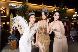 Dàn hoa, á hậu Hoa hậu Du lịch Việt Nam toàn cầu hội ngộ