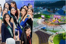 Miss Earth 2023 tổ chức vòng bán kết tại vườn hoa Vạn Thành - TP Đà Lạt