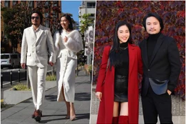Thời trang đồng điệu của vợ chồng đạo diễn Hoàng Nhật Nam 