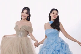 Hoa hậu Nông Thuý Hằng hóa công chúa ngọt ngào, so kè nhan sắc với “đối thủ” cũ