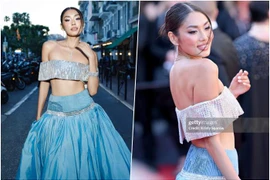 Á hậu Thảo Nhi Lê chính là sao Việt đầu tiên xuất hiện ở Cannes 2024