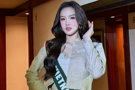 Trịnh Mỹ Anh lan tỏa thông điệp thời trang bền vững tại Miss Earth 2025