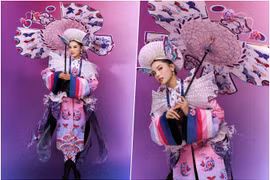 Hoa hậu Kỳ Duyên hé lộ trang phục dân tộc tại Miss Universe 2024