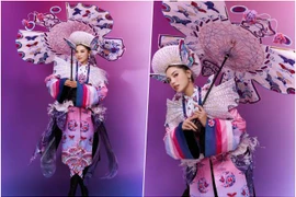 Hoa hậu Kỳ Duyên hé lộ trang phục dân tộc tại Miss Universe 2024