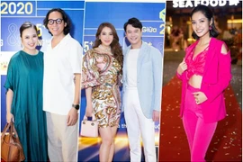 Trương Ngọc Ánh sánh đôi cùng Anh Dũng gặp gỡ dàn sao tại Hà Nội