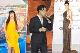 Thanh Hà, Lê Hiếu, Bùi Lan Hương "làm nóng" sân khấu Chung khảo Hoa hậu các Dân tộc Việt Nam phía Nam