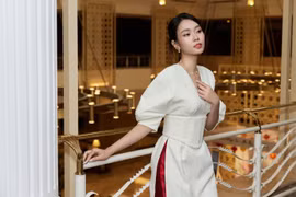 Hoa hậu Ban Mai hạnh phúc trong sự bận rộn của một MC