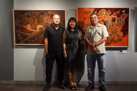 Khai mạc Triển lãm “Sơn mài Trần Ngọc Hưng, chất liệu và nghệ thuật”