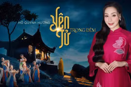 Hồ Quỳnh Hương mặc áo dài, hát trong cái lạnh “thấu xương” tại Yên Tử