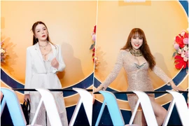 Lý Nhã Kỳ hội ngộ Phi Thanh Vân rạng rỡ trên thảm đỏ "MsMA 2023"