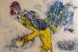 Muôn hình vạn trạng về loài gà trong tranh