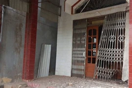 Túi nilon đen phát nổ trước cửa nhà Trưởng Công an xã