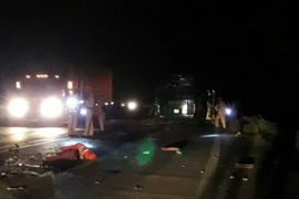 Hoàn tất khám nghiệm vụ nổ xe khách ở Bắc Ninh khiến 2 người chết